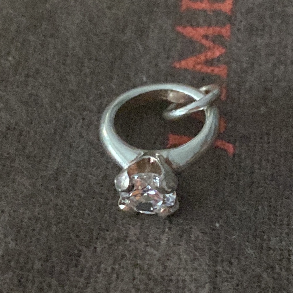 James Avery Engagement Ring Charm with Cubic Zirconia. Never worn! - Picture 4 of 4